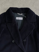 Max Mara Wool Cashmere Double Breasted A-Line Coat - L - SYLK