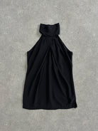 Vintage Halter Neck Layered Top - S - SYLK