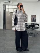 Burberry London 2000s Nova Check Cotton Logo Shirt - XL - SYLK