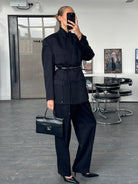 Pierre Cardin 1990s Pure Wool Double Breasted Suit - 44R/W324 - SYLK