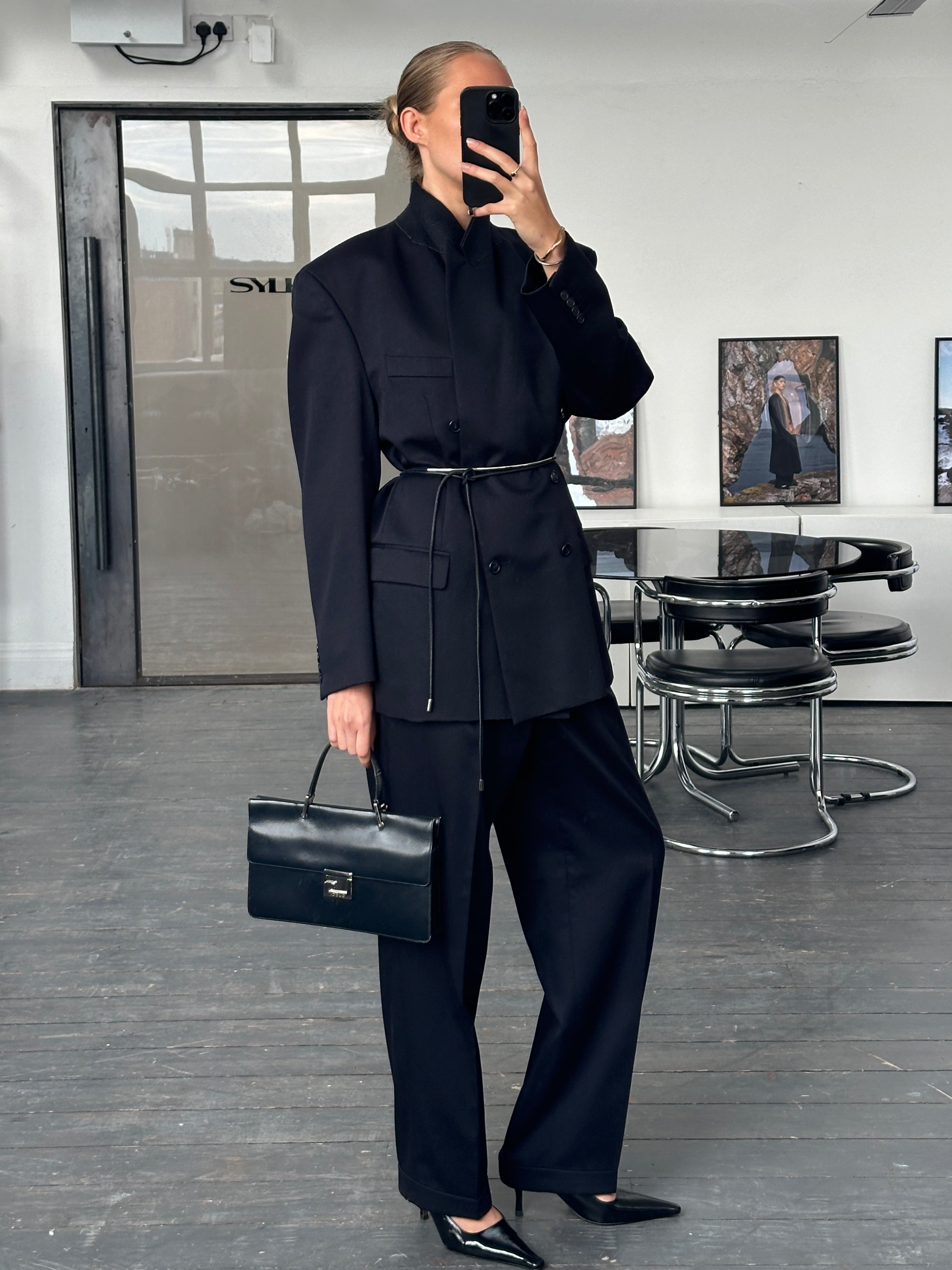Pierre Cardin 1990s Pure Wool Double Breasted Suit - 44R/W324 - SYLK