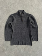 Sportmax Wool Fitted Ribbed Polo Jumper - S - SYLK