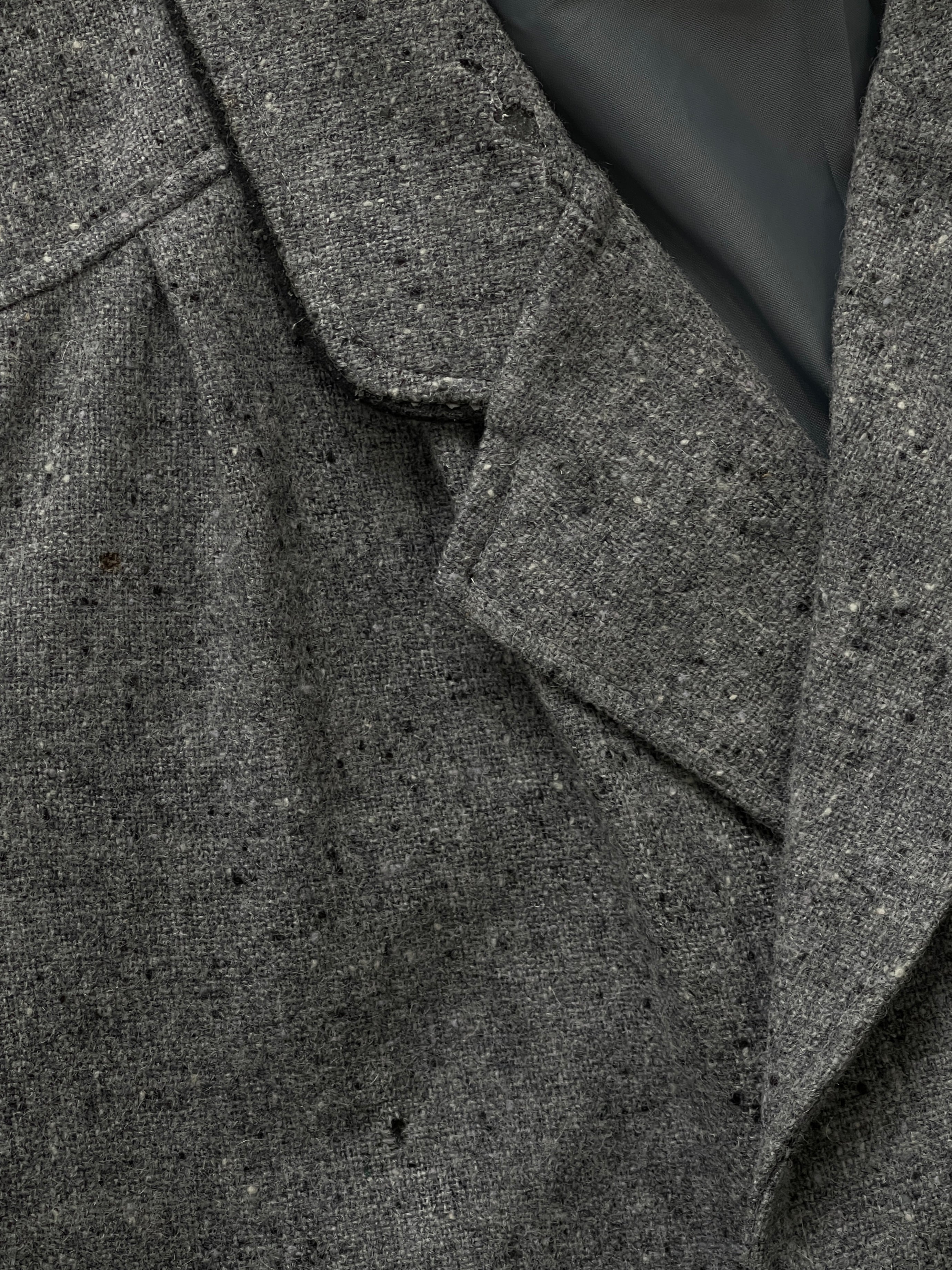 British Vintage 1980s Pure Wool Bomber Jacket - M - SYLK