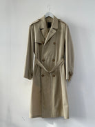 Christian Dior Paris Cotton Double Breasted Belted Trench Coat - 40R/XL - SYLK