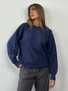 Valentino Cotton Cable Knit Logo Jumper - M/L - SYLK