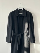 Italian Vintage Wool Cashmere Belted Coat - XL/XXL - SYLK