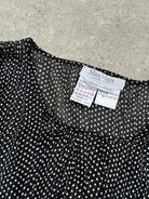Max Mara Pure Silk Polkadot Multiway Tie Top - M - SYLK