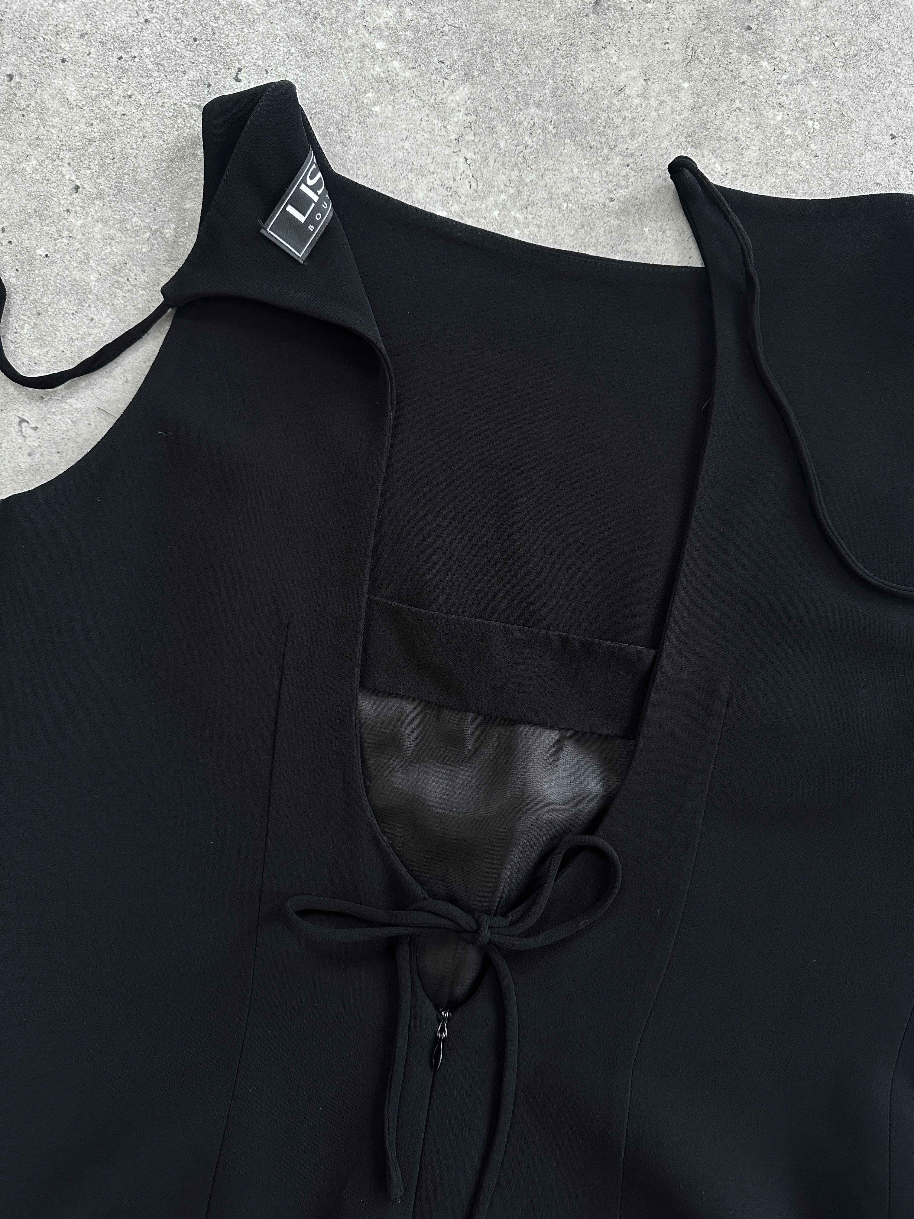 Italian Vintage Boat Neck Maxi Dress - M/L - SYLK