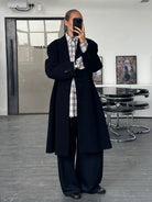 Vintage 1990s Wool Single Breasted Coat - XL - SYLK