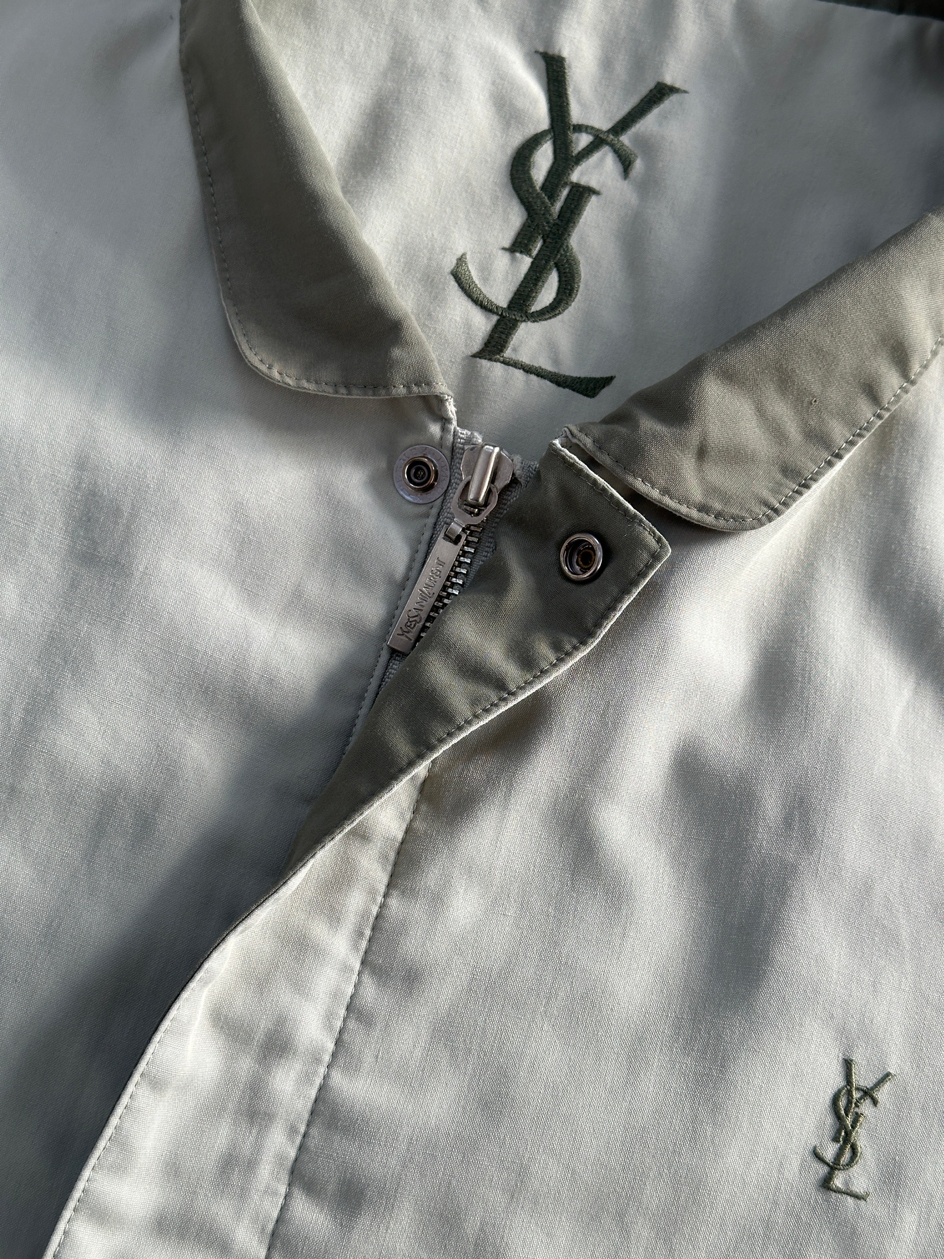 Yves Saint Laurent Logo Bomber Jacket - L - SYLK