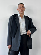 Yves Saint Laurent 70s Wool Single Breasted Blazer - 44R/XL - SYLK