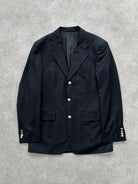 Yves Saint Laurent 1990s Pure Wool Bespoke Button Blazer - 36R/M - SYLK