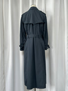 London Fog 1980s Double Breasted Cotton Trench Coat - S - SYLK