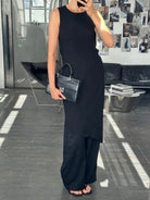 Max Mara Pure Silk Asymmetric Maxi Dress - M - SYLK