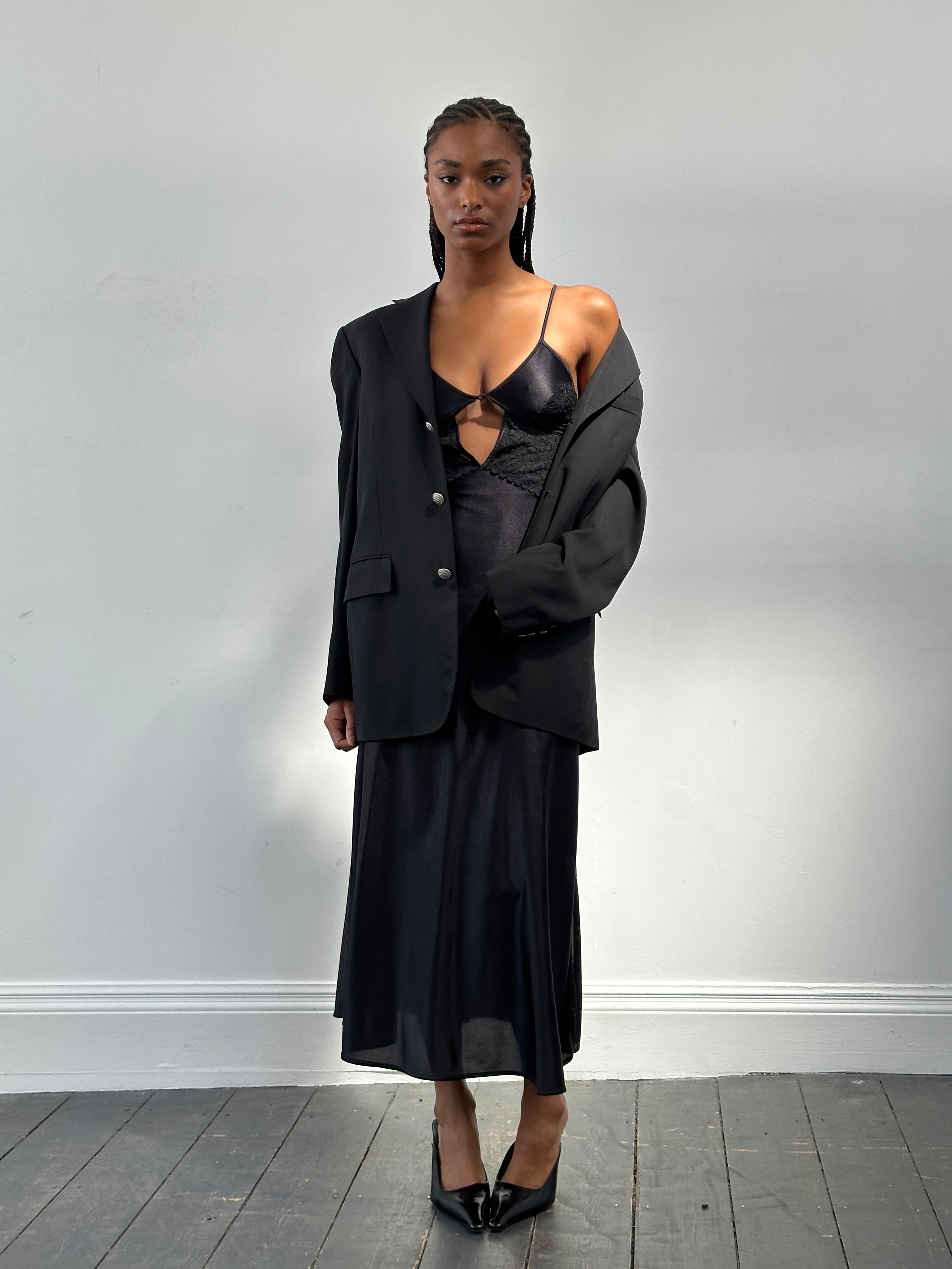 Yves Saint Laurent 1990s Pure Wool Bespoke Button Blazer - 36R/M - SYLK