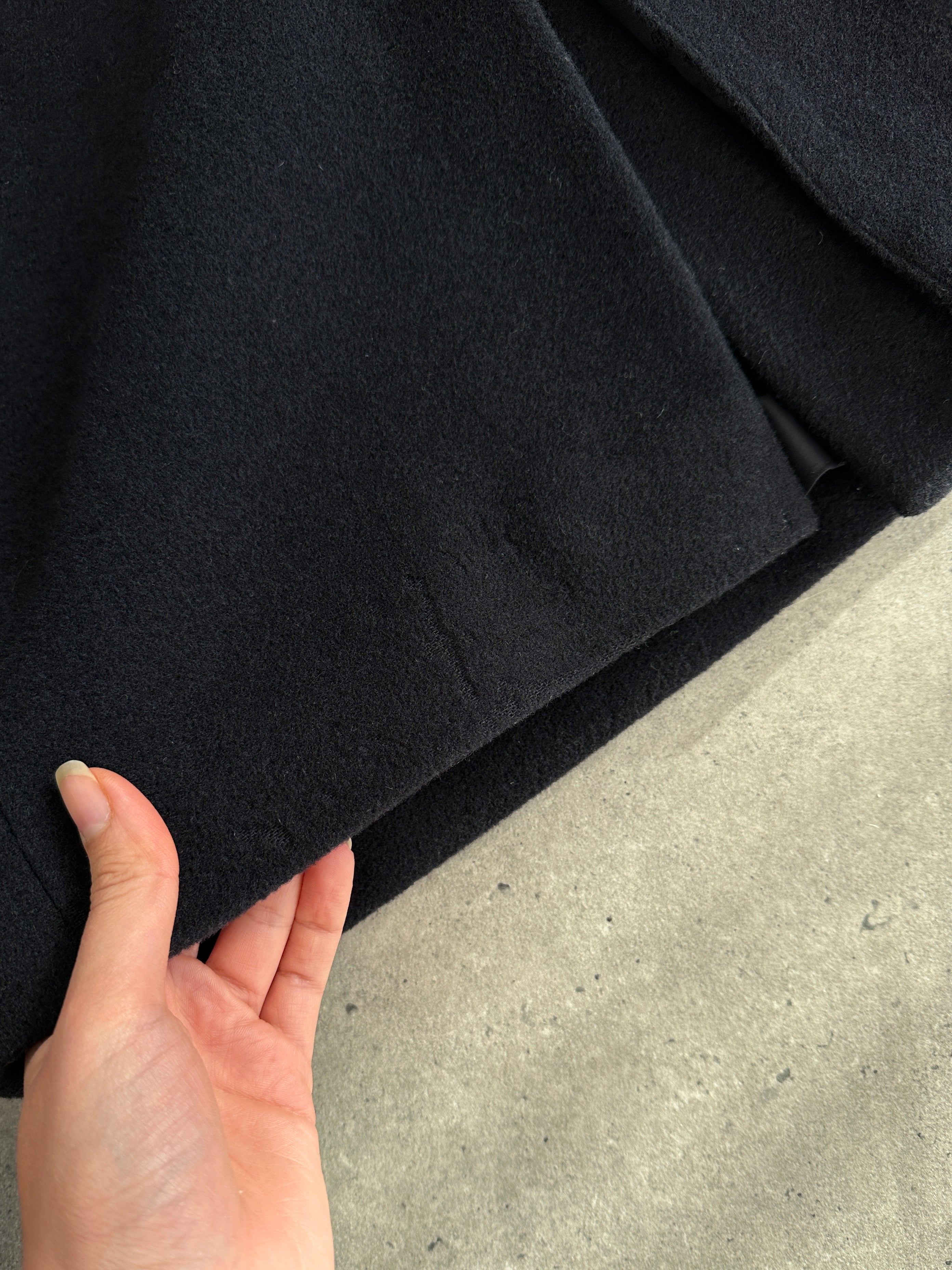 Pierre Cardin Wool Cashmere Double Breasted Floor Length Coat - XL - SYLK