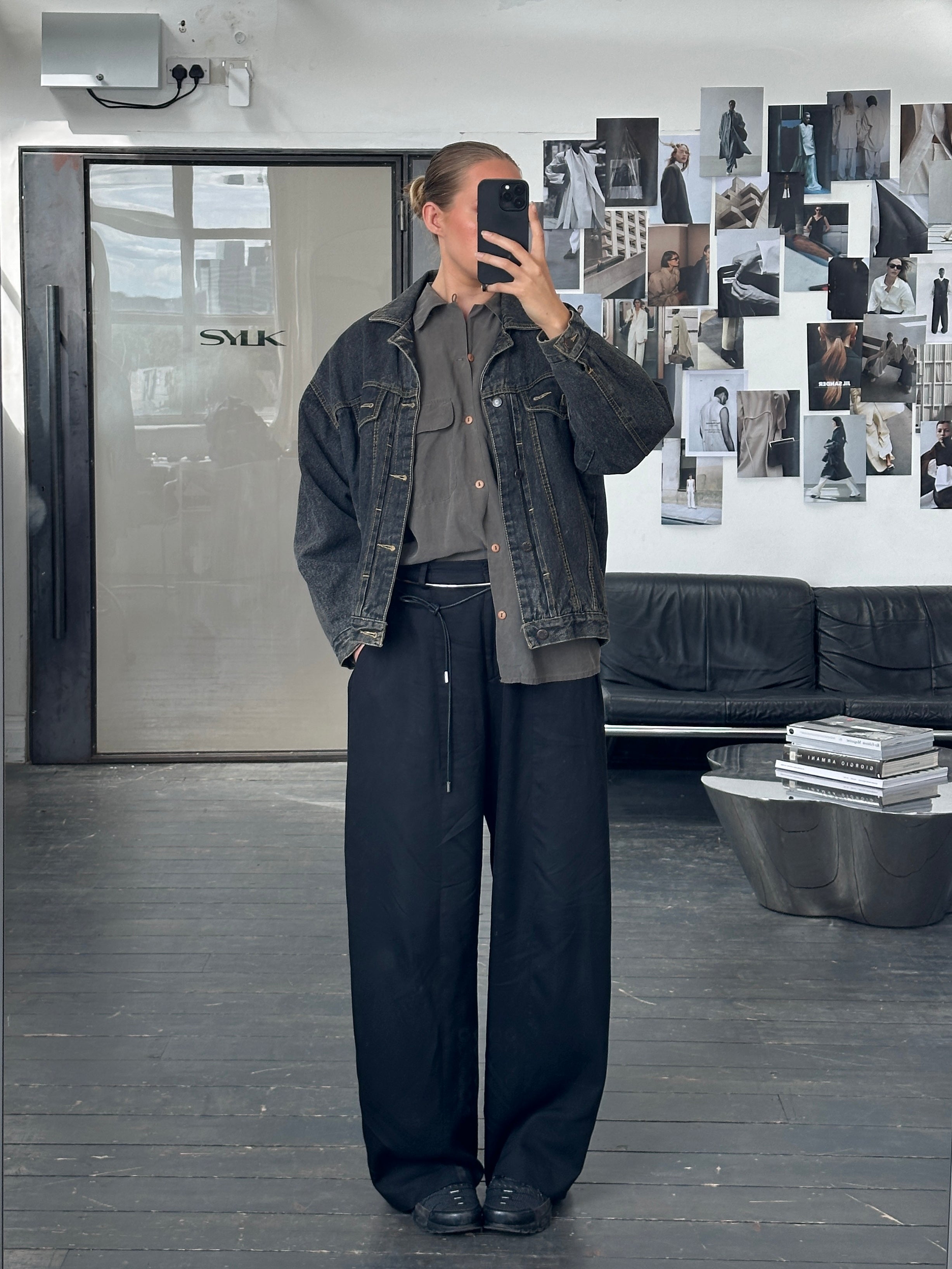 Vintage 1990s Boxy Denim Jacket - M - SYLK