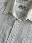 Yves Saint Laurent 80s Stripe Cotton Shirt - L - SYLK