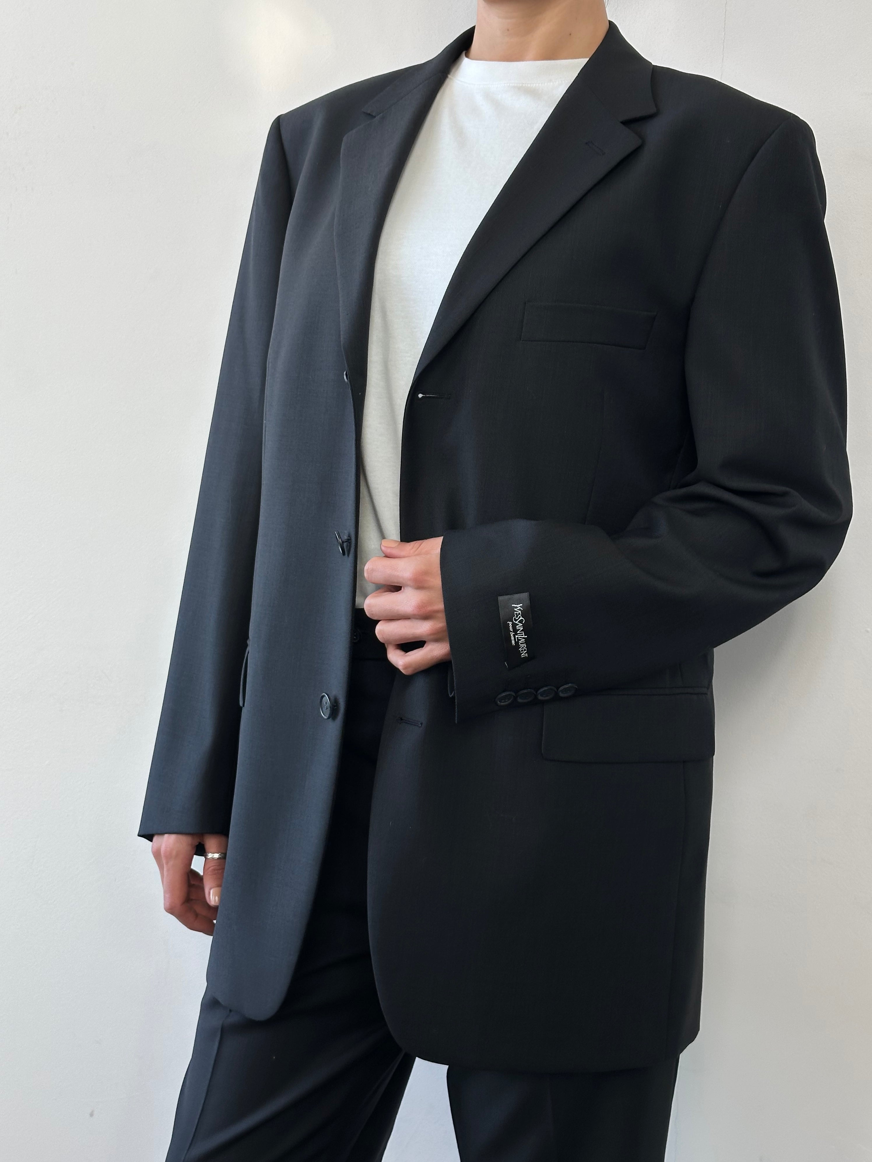 Yves Saint Laurent Pure Wool Single Breasted Suit - 42R/W32 - SYLK