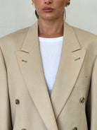 Vintage Wool Double Breasted Blazer - 40R/L - SYLK