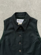 Italian Vintage Pure Wool Waistcoat - M - SYLK