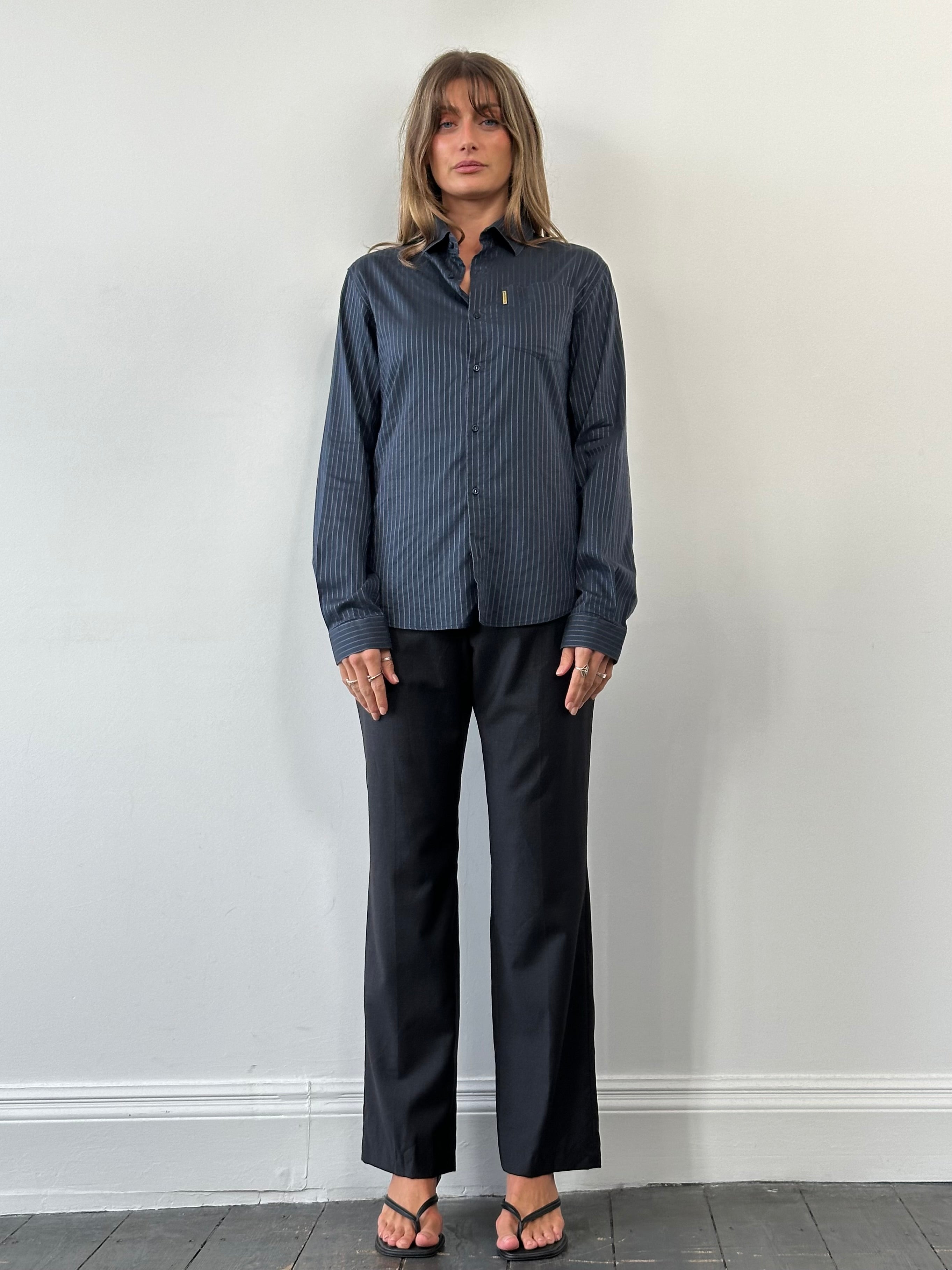 Giorgio Armani Classico Pure Wool Low-Mid Rise Trousers - W30 - SYLK