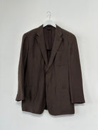 Giorgio Armani Black Label Silk Linen Blazer - 42R/XL - SYLK