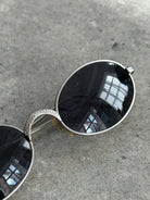 Emporio Armani Metal Oval Sunglasses - SYLK