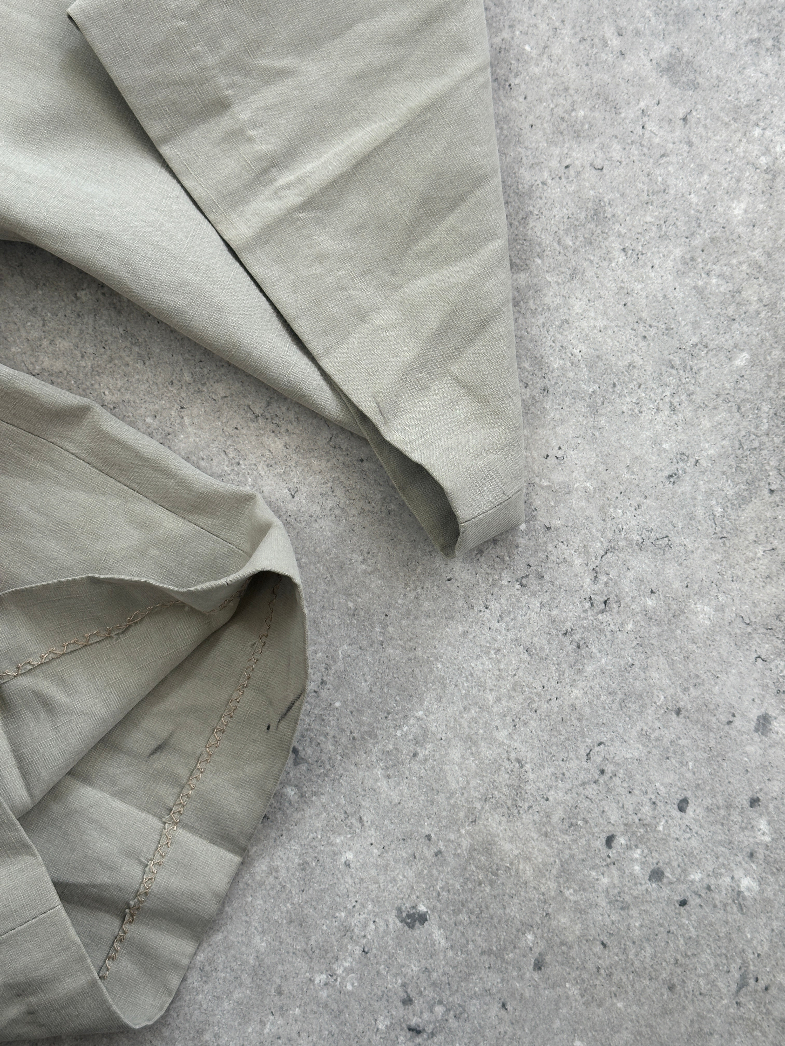 Vintage Linen Tencel Single Breasted Suit - 42R/W32 - SYLK