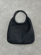 Giorgio Armani 2000s Leather Hobo Shoulder Bag - SYLK