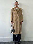 Max Mara Wool Camel Hair Double Breasted Coat - M/L - SYLK