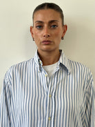 Yves Saint Laurent Stripe Logo Shirt - L/XL - SYLK