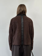 Armani Jeans Double Zip Faux Suede Jacket - M/L - SYLK