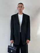 Yves Saint Laurent 90s Pure Wool Single Breasted Blazer - 40R/L - SYLK