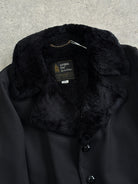 London Fog Faux Fur Lined Trench Coat - XL - SYLK