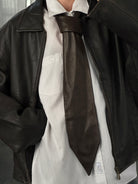 London Fog 1990s Distressed Leather Jacket - L - SYLK