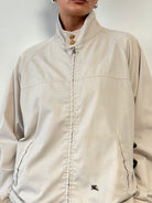 Burberry Nova Check Logo Bomber Jacket - L - SYLK