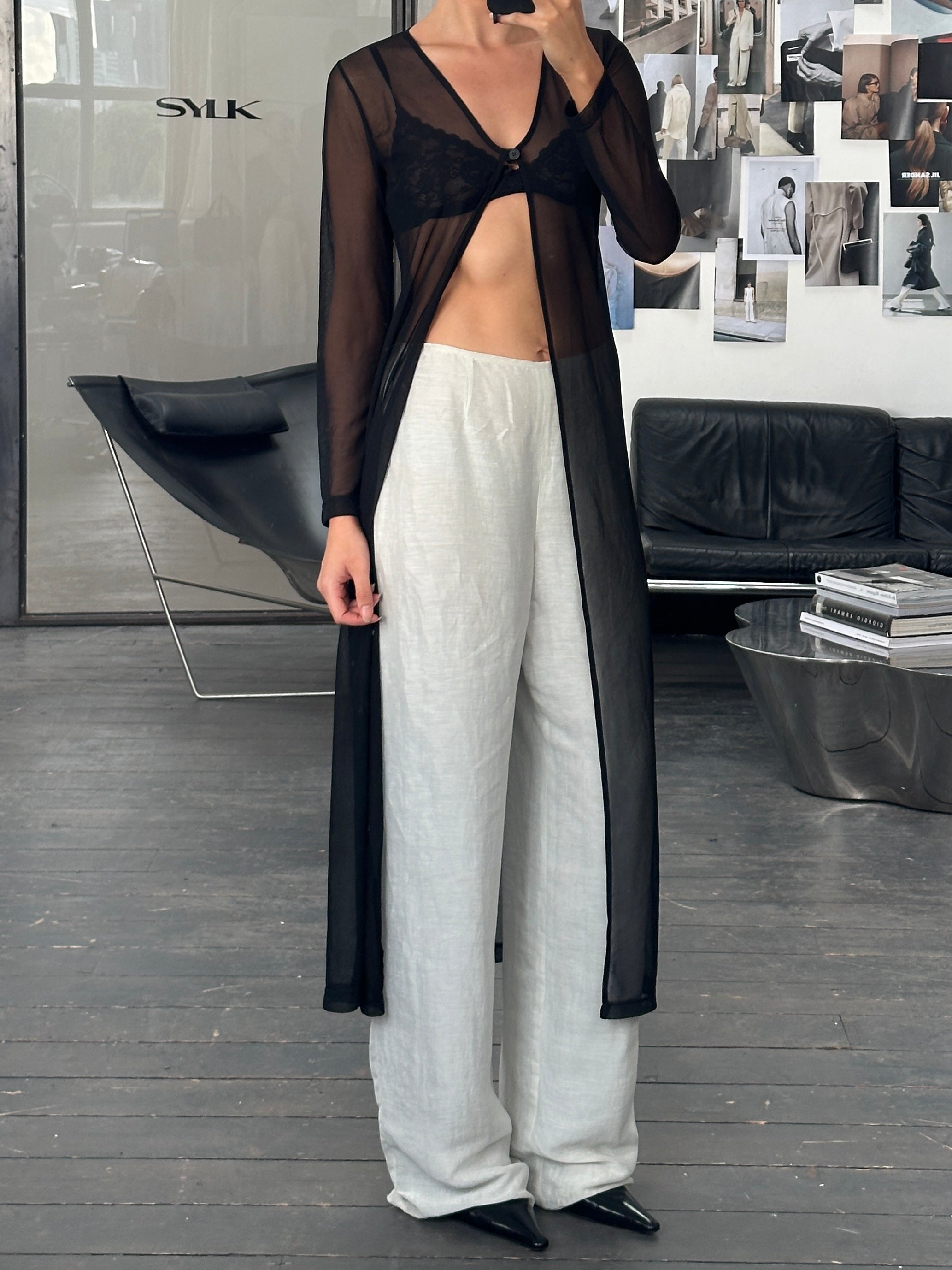 Giorgio Armani 1999 Wide Leg Linen Trousers - W28-30 | SYLK