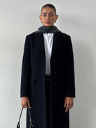 Emporio Armani Pure Wool Single Breasted Coat - M - SYLK