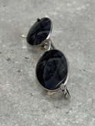 Emporio Armani Metal Oval Sunglasses - SYLK