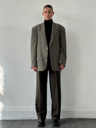 Giorgio Armani Pure Wool Check Blazer - XL - SYLK