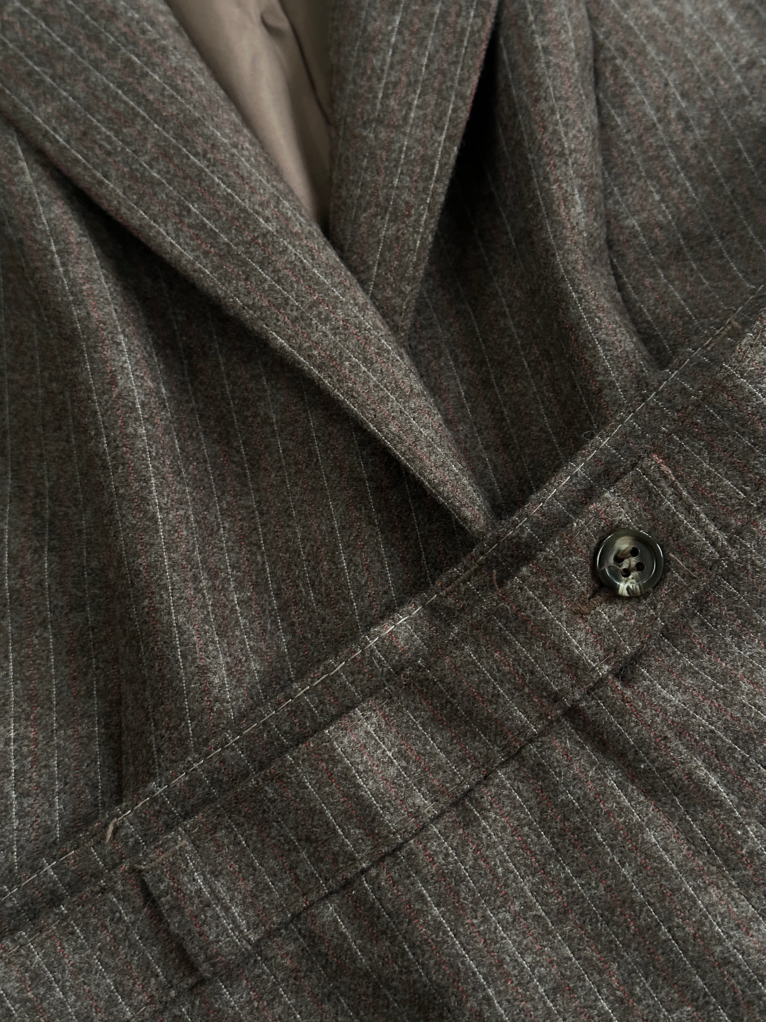 Vintage Pure Wool Stripe Single Breasted Suit - 38R/W30 - SYLK