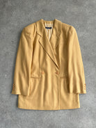 Giorgio Armani Black Label Pure Wool Fitted Blazer - S/M - SYLK