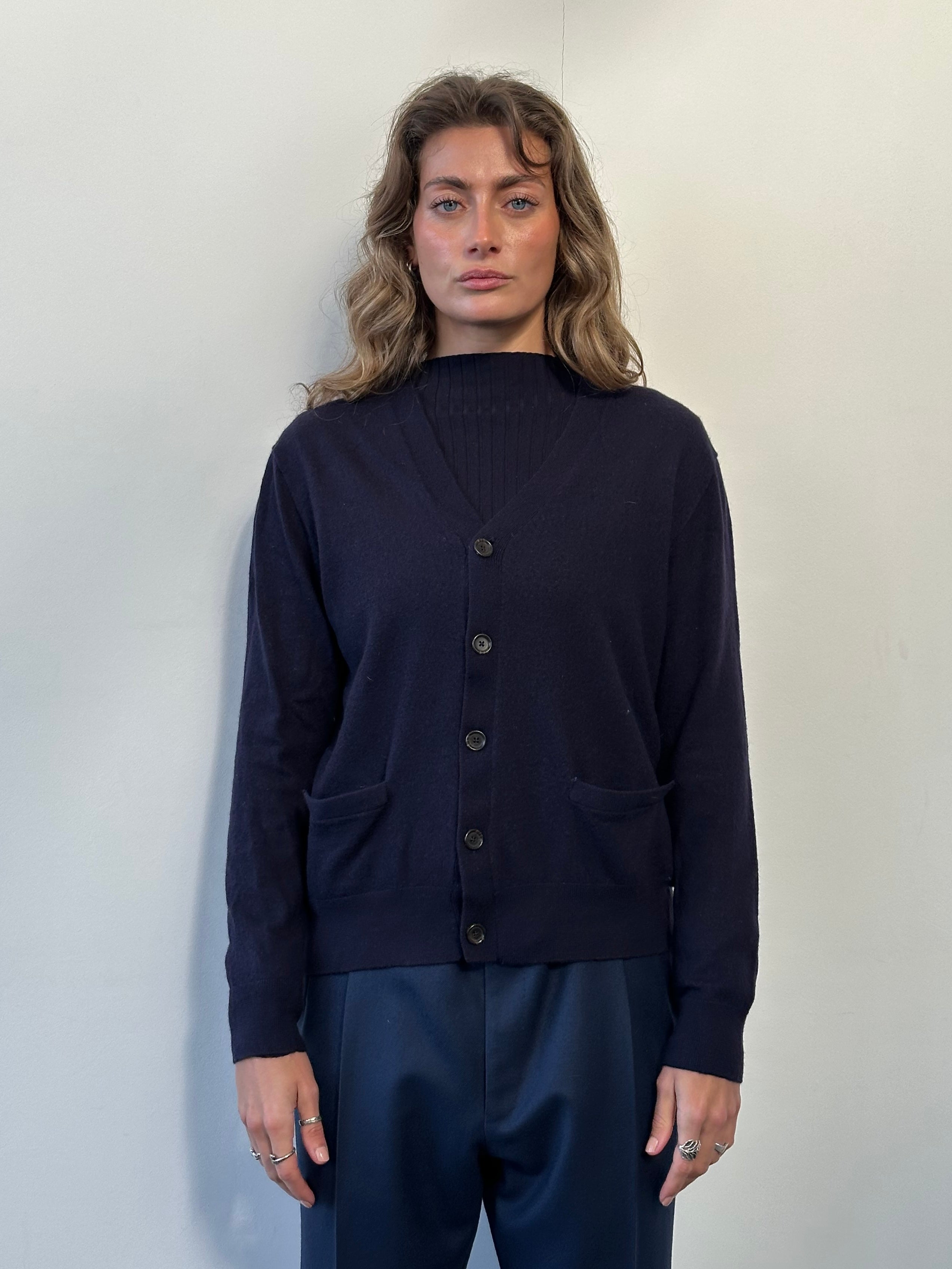 Ralph Lauren Pure Merino Wool Knitted Cardigan - M - SYLK