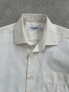 Yves Saint Laurent 1990s Cotton Logo Shirt - L - SYLK