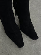 Prada Square Toe Suede Heeled Knee Boots - UK 7.5 / EU 40.5 - SYLK