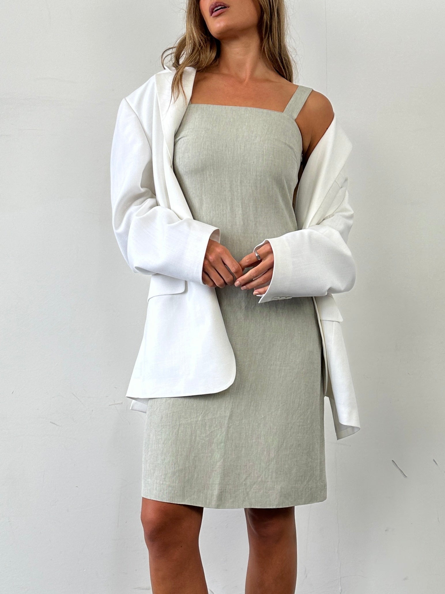 Marella Linen Midi Dress - XS/S - SYLK