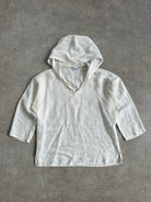 Max Mara Pure Linen Hooded Top - S/M - SYLK