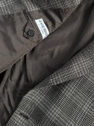 Giorgio Armani 1980s Pure Wool Check Blazer - 42R/XL - SYLK