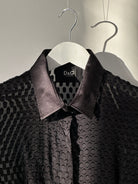 Dolce & Gabbana D&G Silk Sheer Print Shirt - S/M - SYLK
